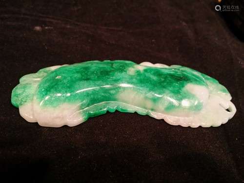 Ancient Large Natural Chinese Jade Carving 172mm, 115gr (Certified)