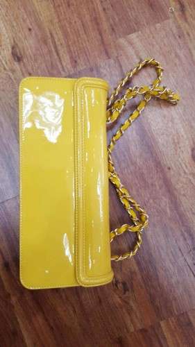 Authentic Chanel Patent Leather Designer Luxury Handbag (New Cond)
