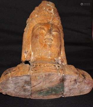 Ancient Chinese Buddha Bust