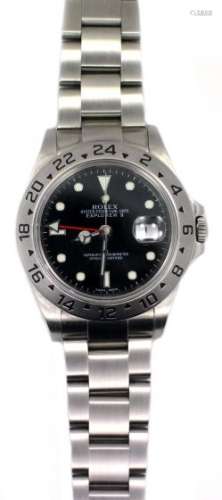 Rolex Explorer II Black Dial Stainless Steel Watch