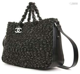 Chanel Fabric Crossbody Bag