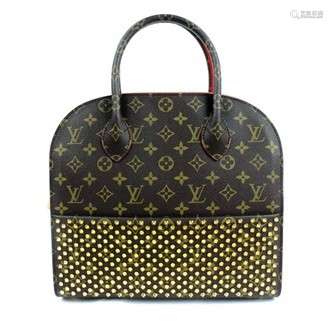 Louis Vuitton x Christian Louboutin Brown Red Ceiebratin Shopping Bag #25