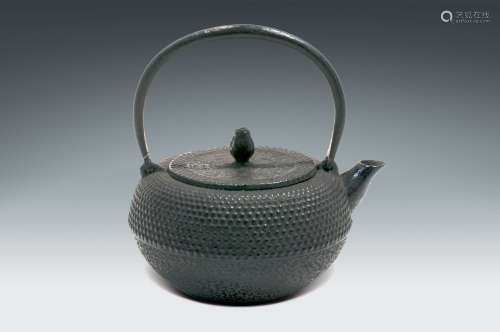 19世紀日本  小海線管理所開設紀念鐵壺