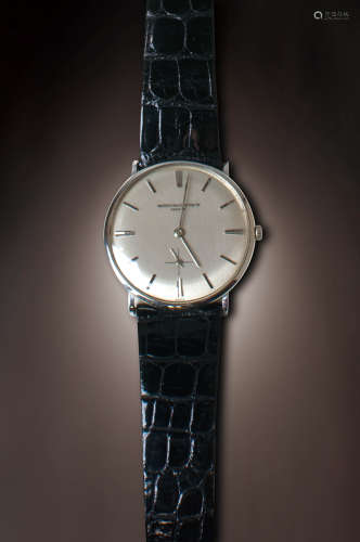 40年代  江詩丹頓18K白金小三針上鍊腕錶