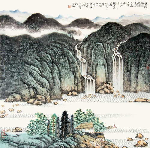 宋玉麟 山居圖