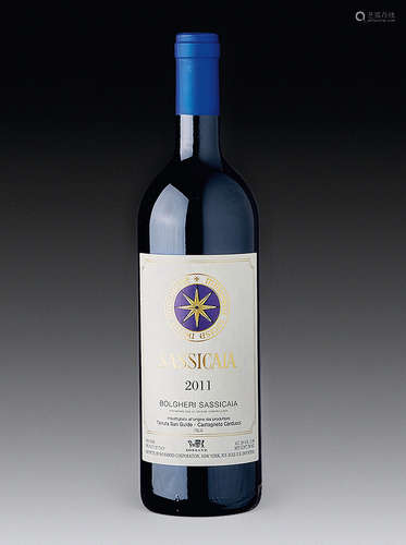 2011 TENUTA SAN GUIDO SASSICAIA BOLGHERI， TUSCANY， ITALY/750 ML