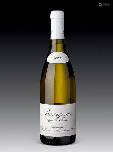 2009 Domaine Leroy Bourgogne Blanc， Burgundy， France/750 ML