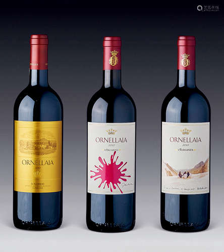 2011/2012/2013 ORNELLAIA VENDEMMIA D’ARTISTA SPECIAL EDITION BOLGHERI SUPERIORE， TUSCANY， ITALY/750 ML