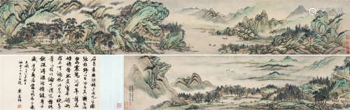 王翚（1632～1717） 1710年作 江山无尽图 手卷 设色纸本