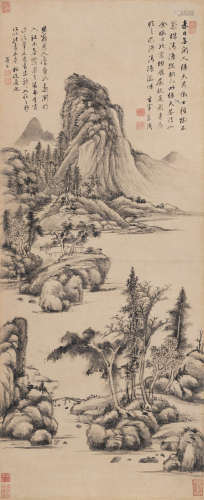 董其昌（1555～1636） 清凉图 立轴 水墨纸本