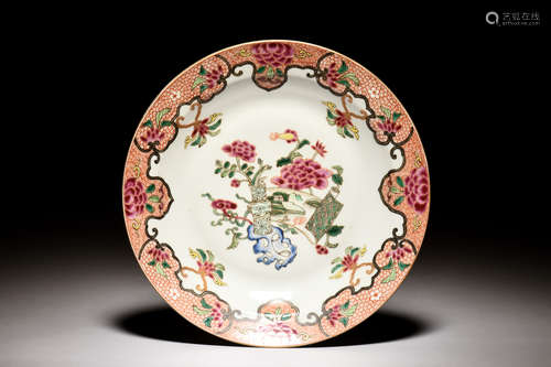 EXPORT FAMILLE ROSE DISH