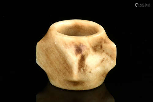 ARCHAIC JADE CARVED ORNAMENT, CONG