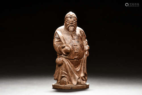 WOOD CARVED 'LANDLORD' FIGURE