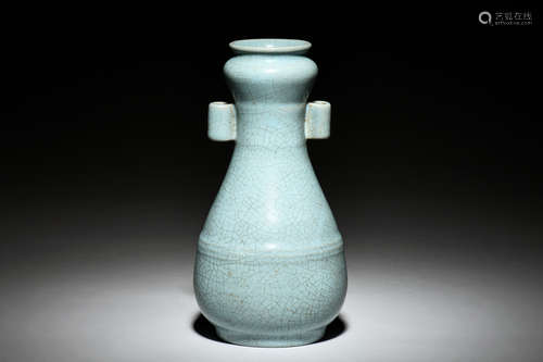 RU WARE VASE WITH LUG HANDLES