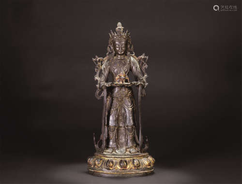 明 铜供养菩萨像