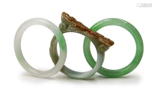 JADE BANGLE SET OF THREE