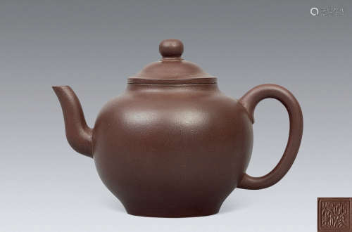 清 紫砂茶壼“邵俊卿製”