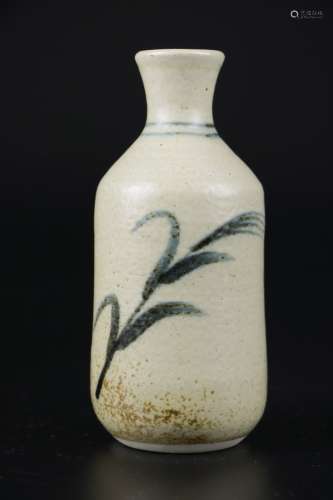 20th C. Japanese Porcelain Wine Pot w/ Original Bo
