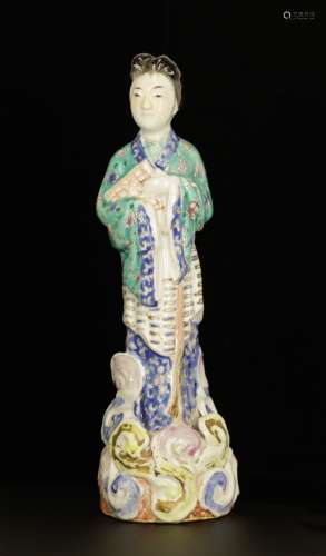 Antique Chinese Porcelain Figural Beauty