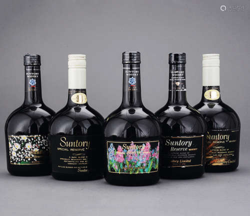 70至90年代 Suntory Reserve 世博纪念版 连Special Reserve （共五件）