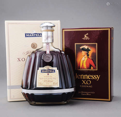 Hennessy XO 1L Martell XO 1L （一组二枝）