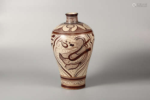 Chinese pottery vase.