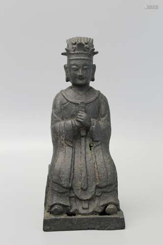 Chinese bronze figure.