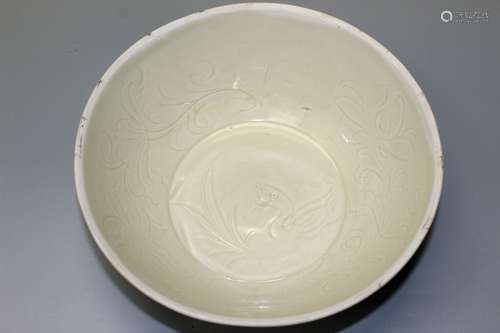 Chinese Ding Ware porcelain bowl.