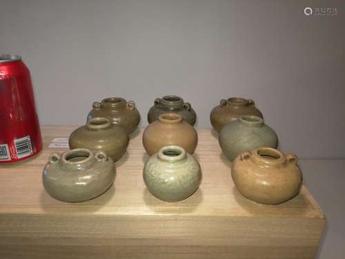 Nine Chinese Porcelain Bottles