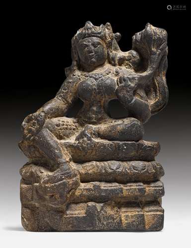 A SMALL SCULPTURE OF TARA.