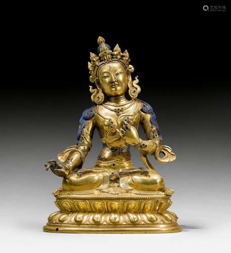 A GILT BRONZE FIGURE OF SITATAPATRA.