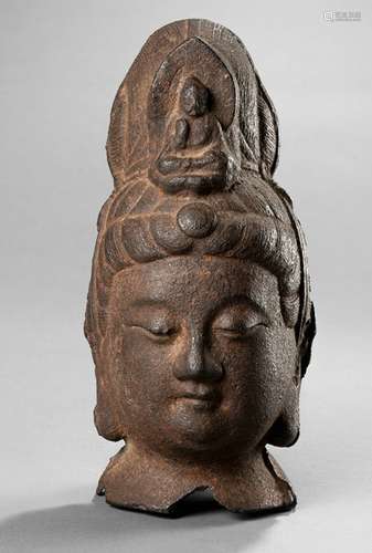 AN IRON HEAD OF GUANYIN