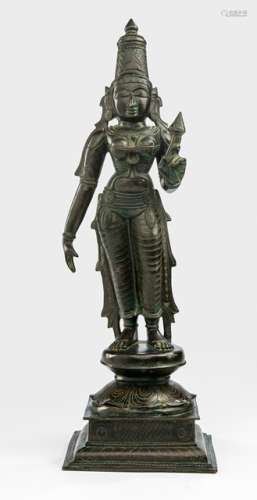 A BRONZE FIGURE OF BHU