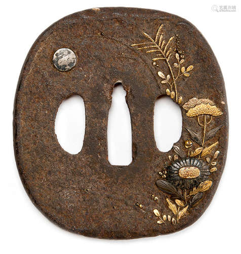 AN IRON TSUBA