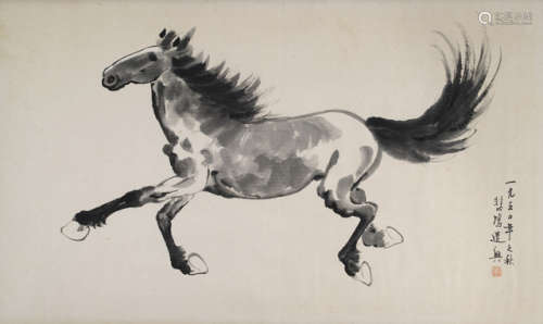 A HORSE PAINTING IN THE STYLE OF XU BEIHONG