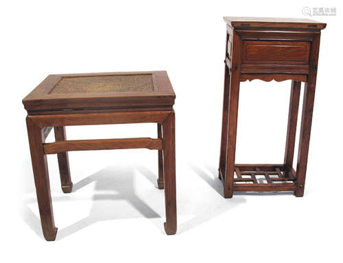 TWO SIDE TABLES