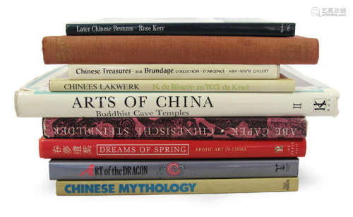 9 VOL. CHINA: Chinesische Schilderkunst / Later Chinese Bronzes / Arts of China