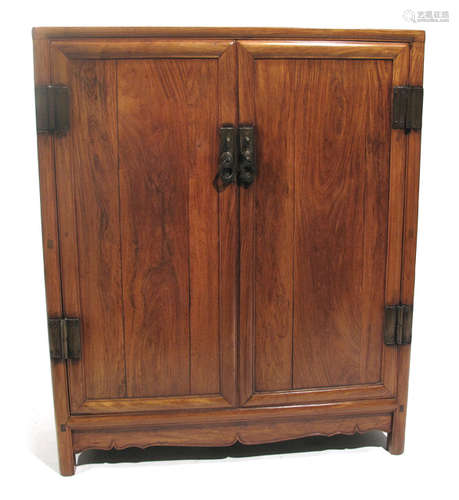 A LITTLE TWO DOORS CABINET