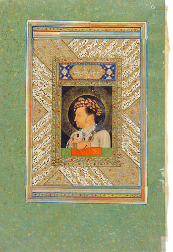 A JHAROKA PORTRAIT OF JAHANGIR.