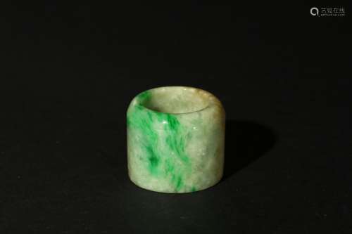 A jadeite carved archer's ring