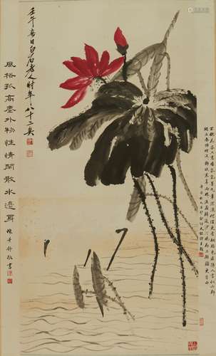 Qi Baishi: color and ink on paper painting