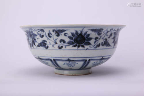 A Chinese Blue and White Porcelain Bowl