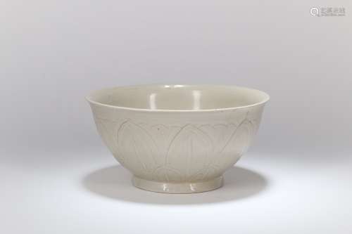 A Chinese Ding-Type Porcelain Bowl