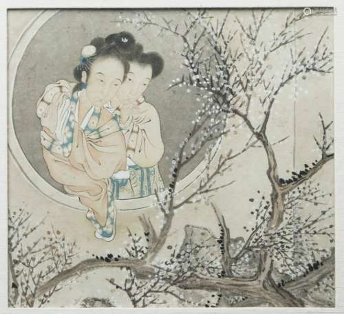 A Chinese Painting with Frame