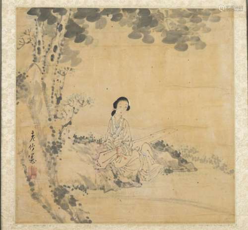 A Chinese Painting with Frame