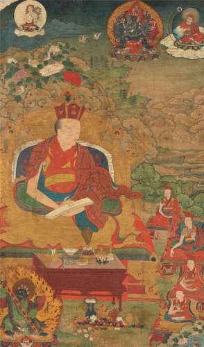 藏东20世纪 大司徒仁波切唐卡