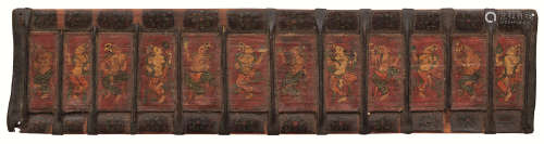 西藏16世纪 供养天女唐卡