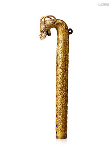 慈寧宮鎏金銅龍杖