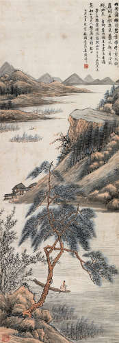 吴榖祥（1848～1903） 乙未（1895）年作 山水 立轴