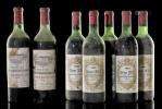 Ensemble de 7 bouteilles de Saint-Emilion